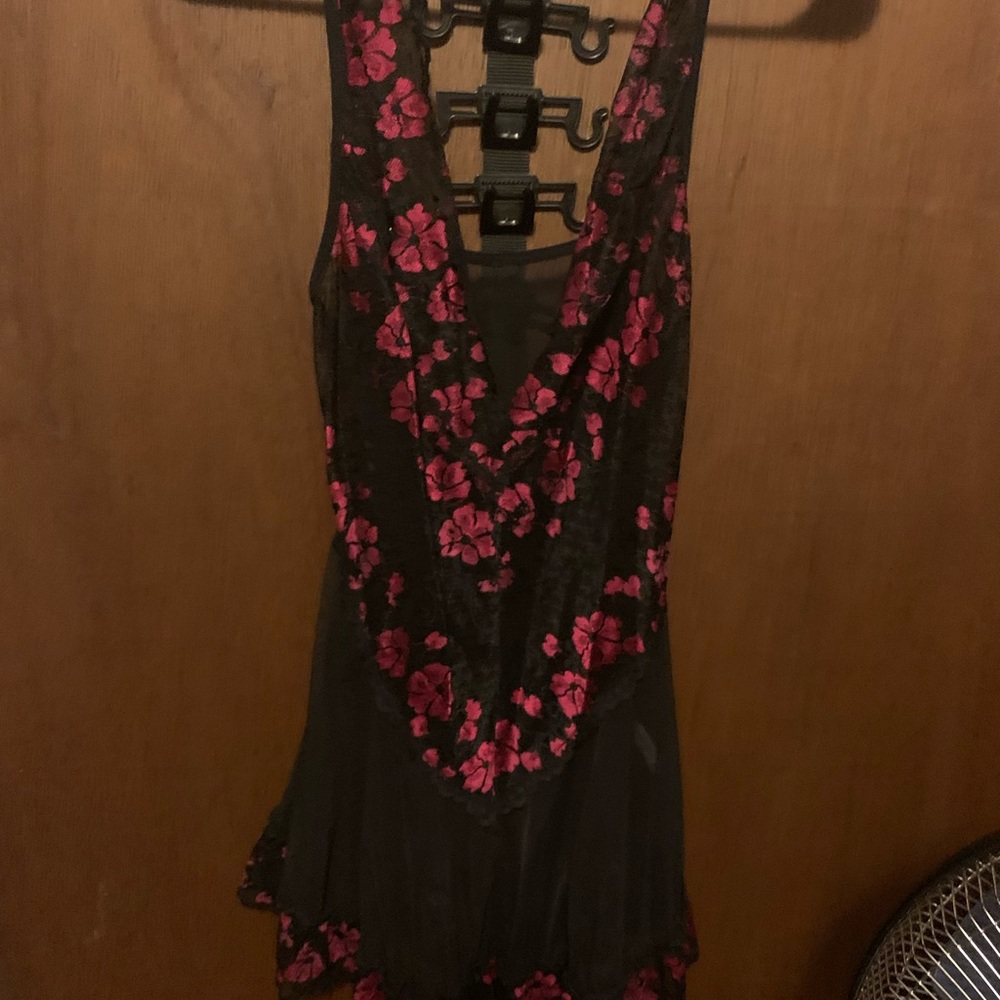 Pink and black